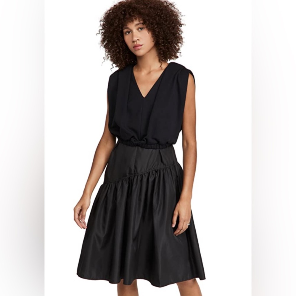 3.1phillip lim black v neck dress